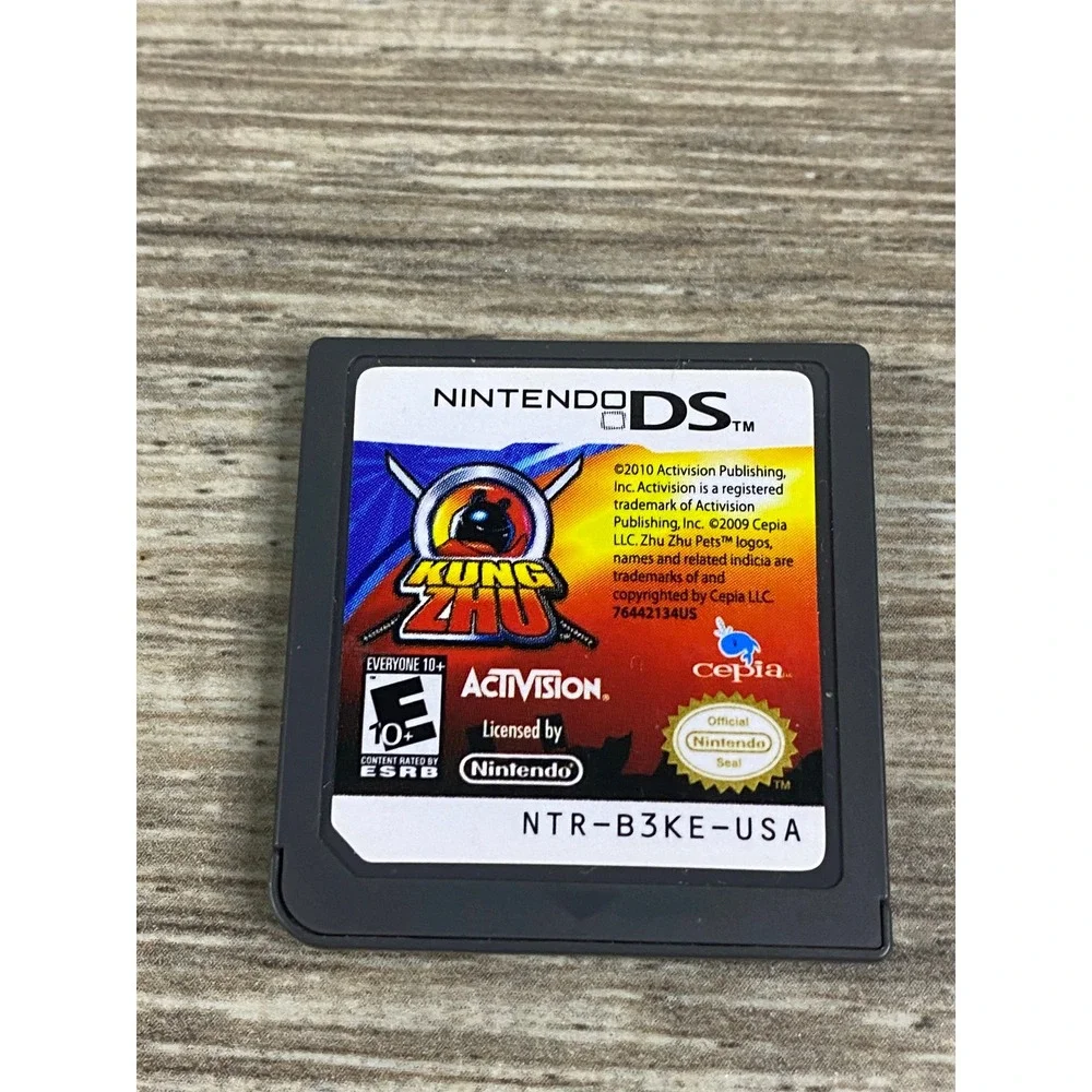 Kung Zhu Nintendo DS Game Cartridge NTR-B3KE-USA Activision 2010 Action Hamster
